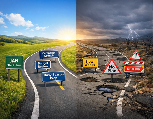 If You Don’t Plan the Year, the Year Will Run You Graphic