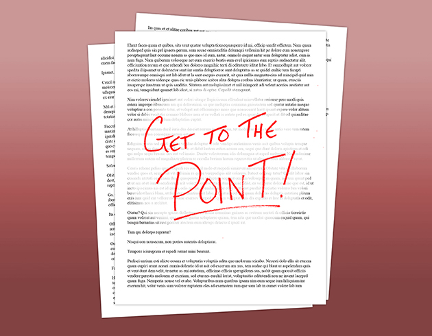 Get to the Point Graphic