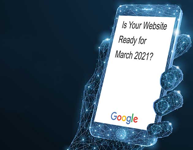 Is Your Website Ready for March 2021? Graphic