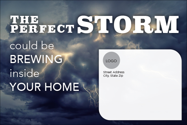 Perfect Storm Brewing Inside Your Home Card Outside