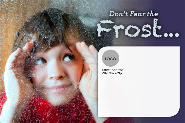 Don't Fear the Frost Card Outside