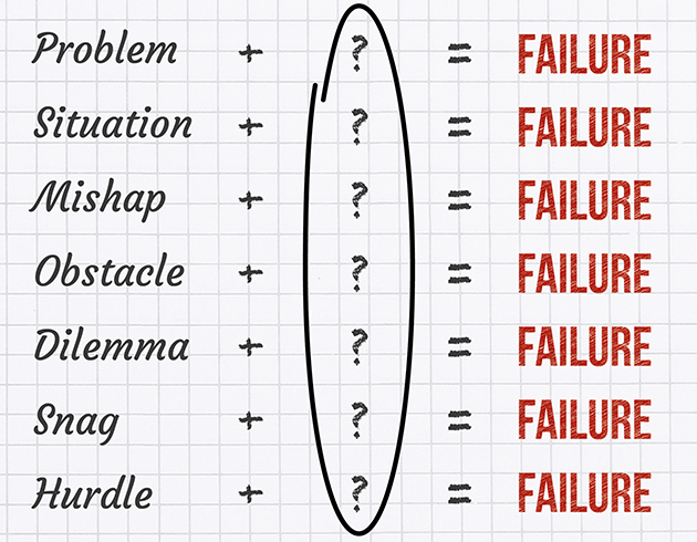 The Common Denominator in All My Failures Is…